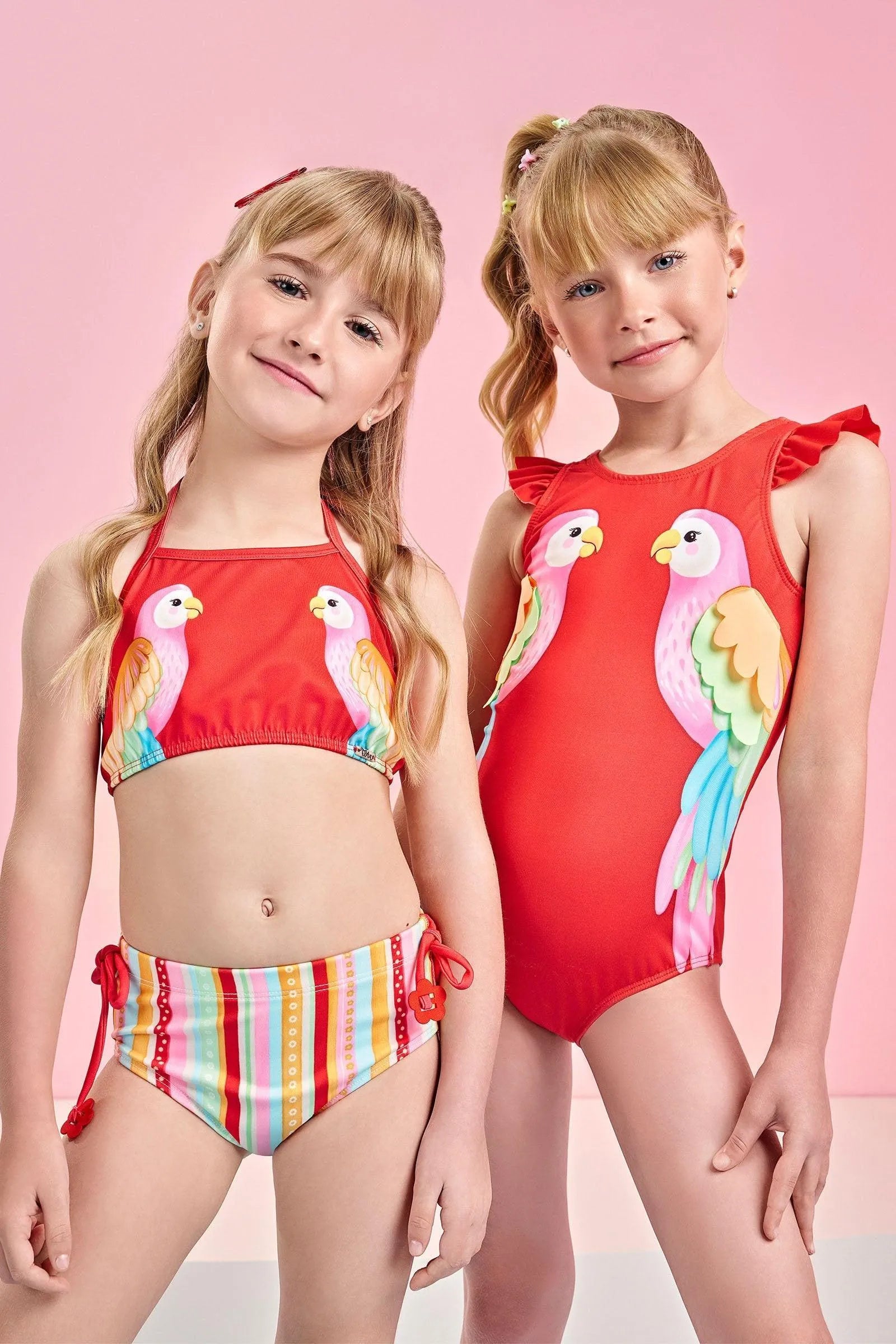 Maiô em Malha Uv Dry com Proteção Uv 50+ 84488 Infanti Infantil Menina