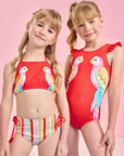 Maiô em Malha Uv Dry com Proteção Uv 50+ 84488 Infanti Infantil Menina