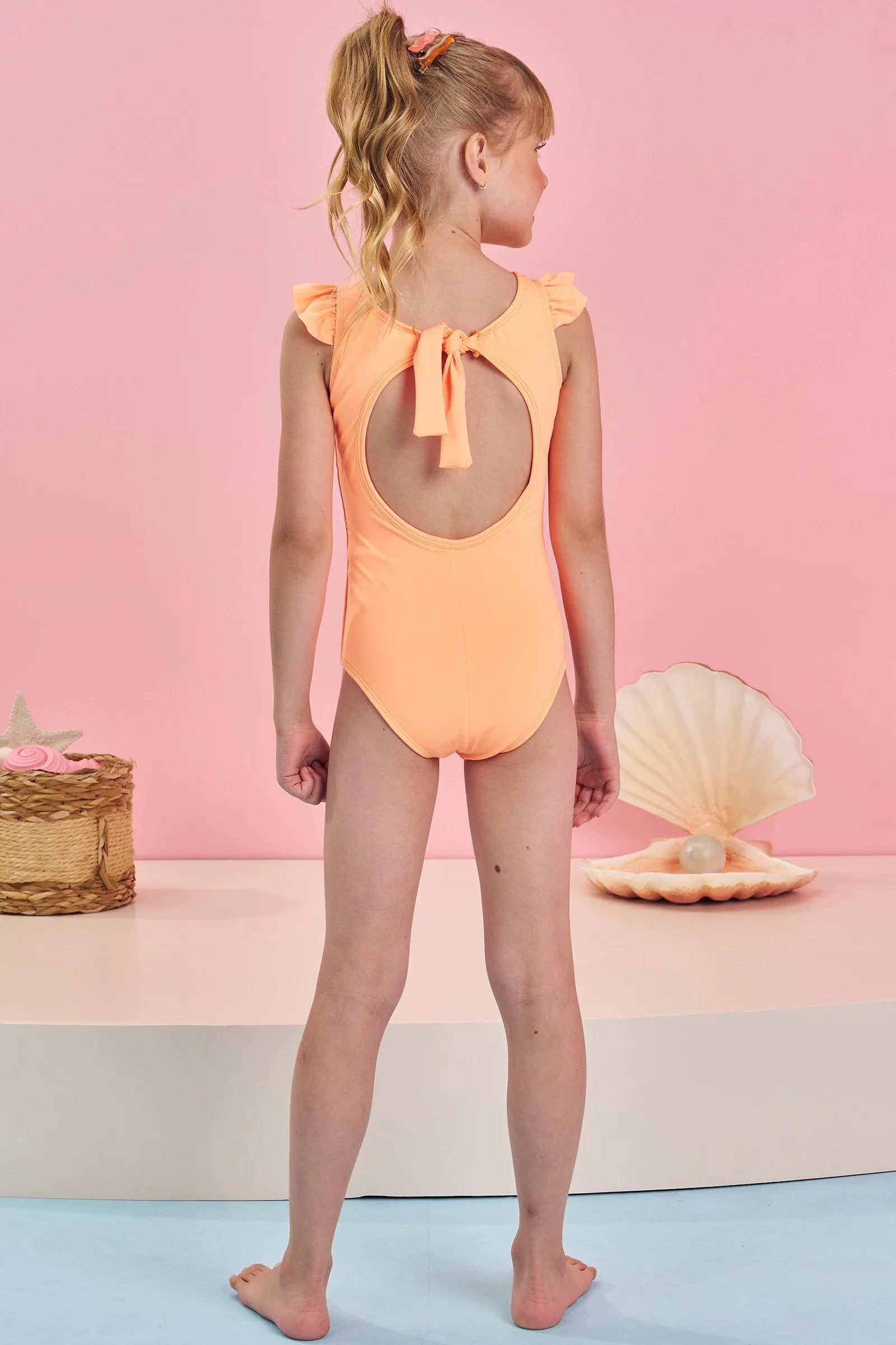 Maiô em Malha Uv Dry com Proteção Uv 50+ 84488 Infanti Infantil Menina