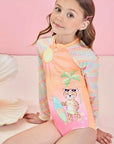 Maiô em Malha Uv Dry com Proteção Uv 50+ 84507 Infanti Infantil Menina