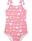 Maiô em Malha Uv Dry com Proteção Uv 50+ 84981 Infanti Infantil Menina