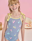 Maiô em Malha Uv Dry com Proteção Uv 50+ 84981 Infanti Infantil Menina