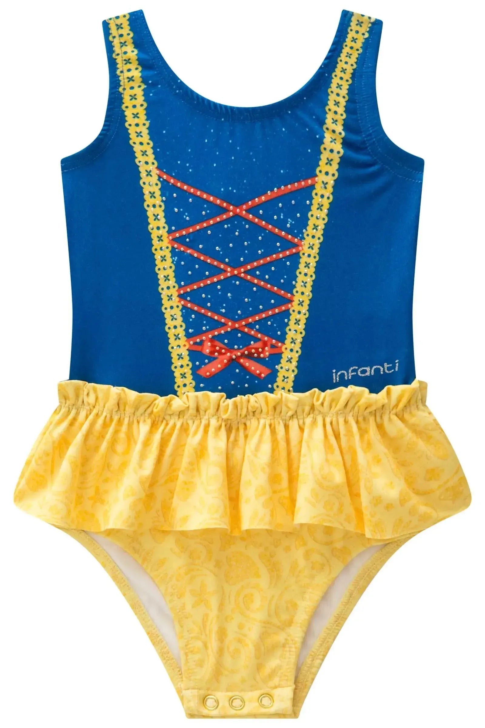 Maiô em Malha UV Dry com Proteção UV 50+ 88607 Infanti Bebê Menina