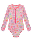 Maiô em Malha UV Dry com Proteção UV 50+ 93163 Infanti Infantil Menina