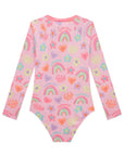Maiô em Malha UV Dry com Proteção UV 50+ 93163 Infanti Infantil Menina