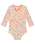Maiô em Malha UV Dry com Proteção UV 50+ 93185 Infanti Bebê Menina