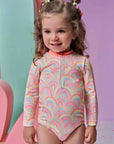 Maiô em Malha UV Dry com Proteção UV 50+ 93185 Infanti Bebê Menina