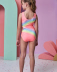 Maiô em Malha UV Dry com Proteção UV 50+ 95312 Infanti Infantil Menina