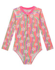 Maiô em Malha UV Dry com Proteção UV 50+ 95674 Infanti Infantil Menina