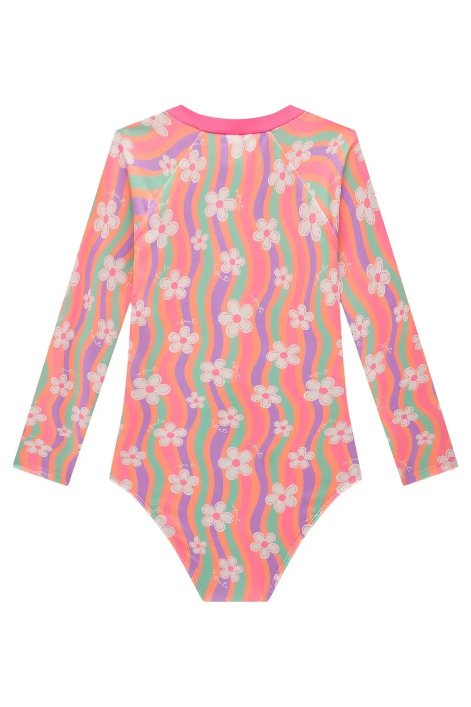 Maiô em Malha UV Dry com Proteção UV 50+ 95674 Infanti Infantil Menina