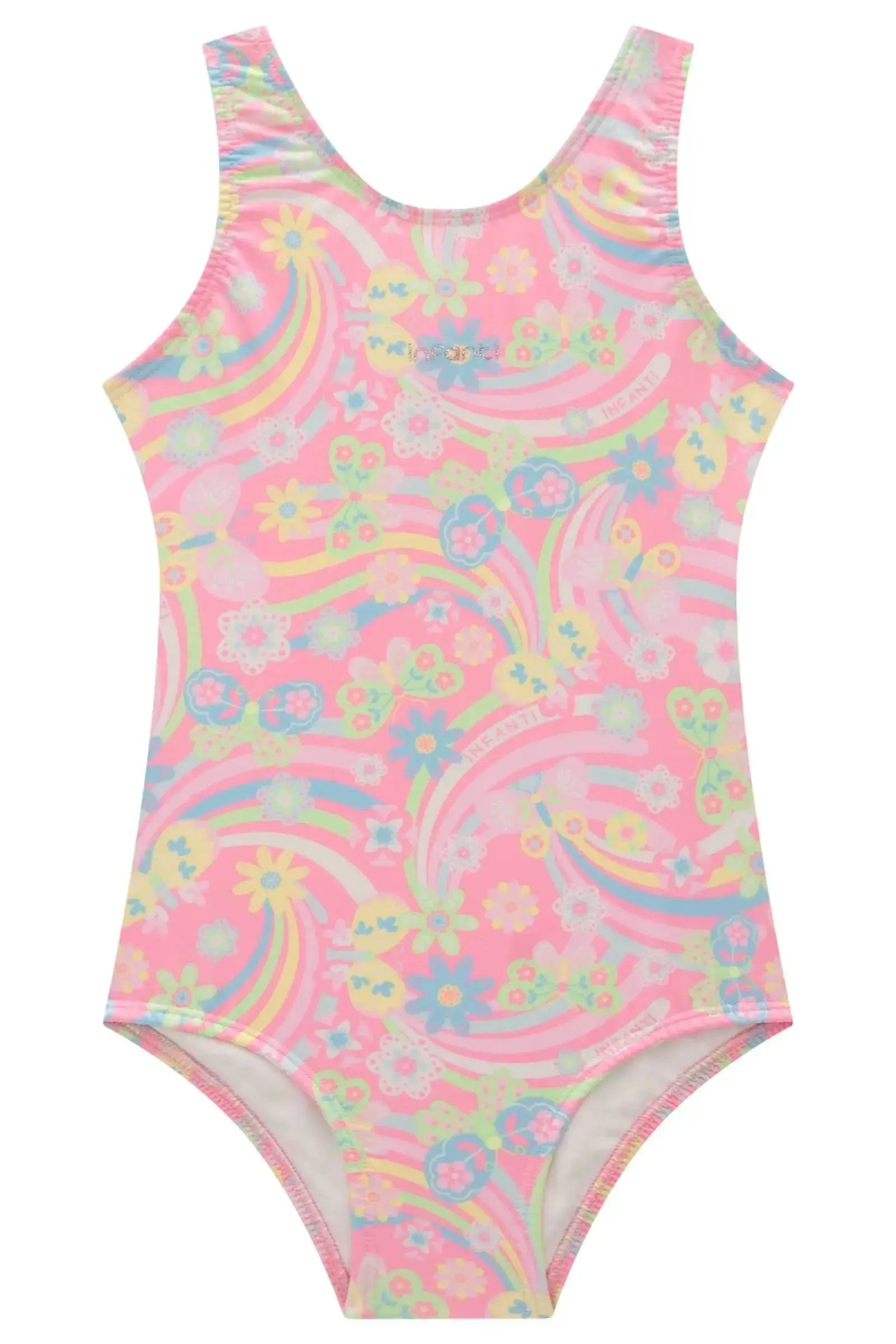 Maiô em Malha UV Dry com Proteção UV 50+ 95912 Infanti Infantil Menina