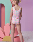 Maiô em Malha UV Dry com Proteção UV 50+ 95912 Infanti Infantil Menina