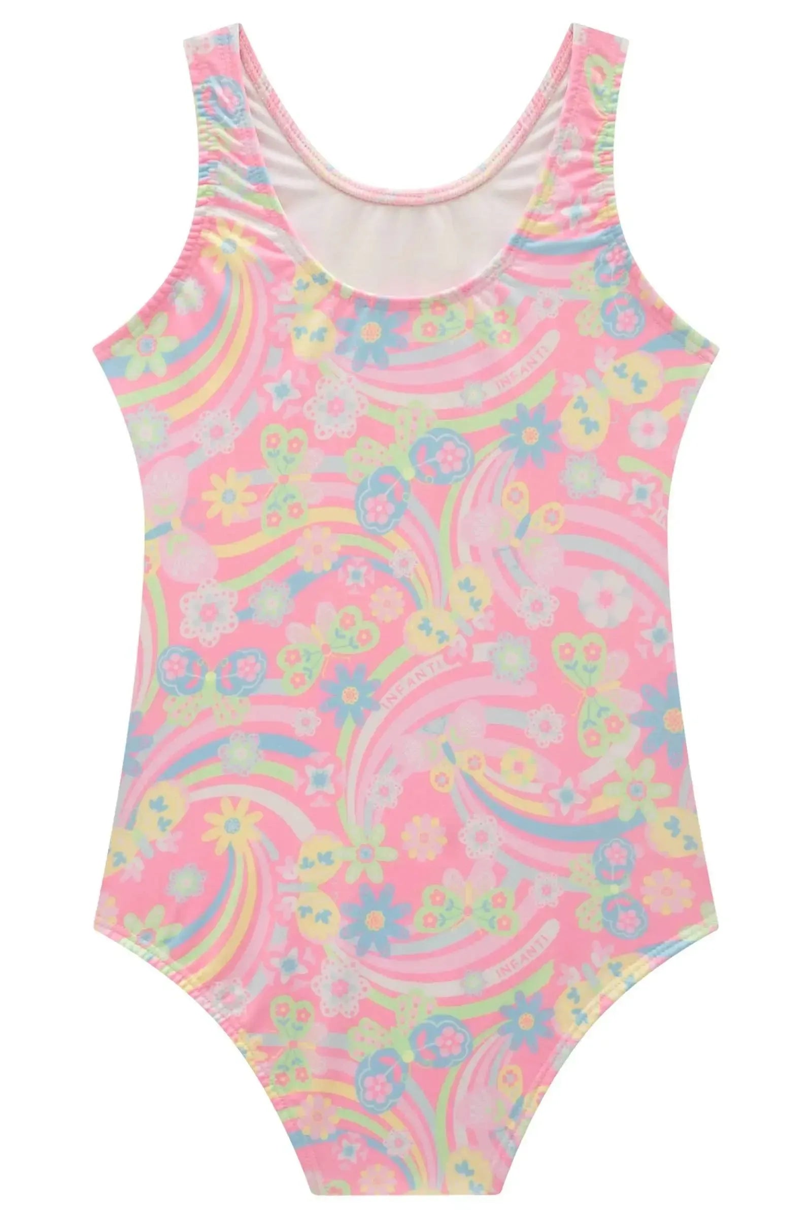 Maiô em Malha UV Dry com Proteção UV 50+ 95912 Infanti Infantil Menina