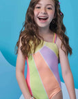 Maiô em Malha UV Dry com Proteção UV 50+ 98391 Infanti Infantil Menina
