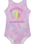 Maiô em Malha UV Dry com Proteção UV 50+ 98399 Infanti Infantil Menina