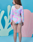 Maiô em Malha UV Dry com Proteção UV 50+ 98410 Infanti Infantil Menina