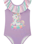 Maiô em Malha UV Dry com Proteção UV 50+ 98413 Infanti Infantil Menina