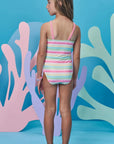 Maiô em Malha UV Dry com Proteção UV 50+ 99165 Infanti Infantil Menina
