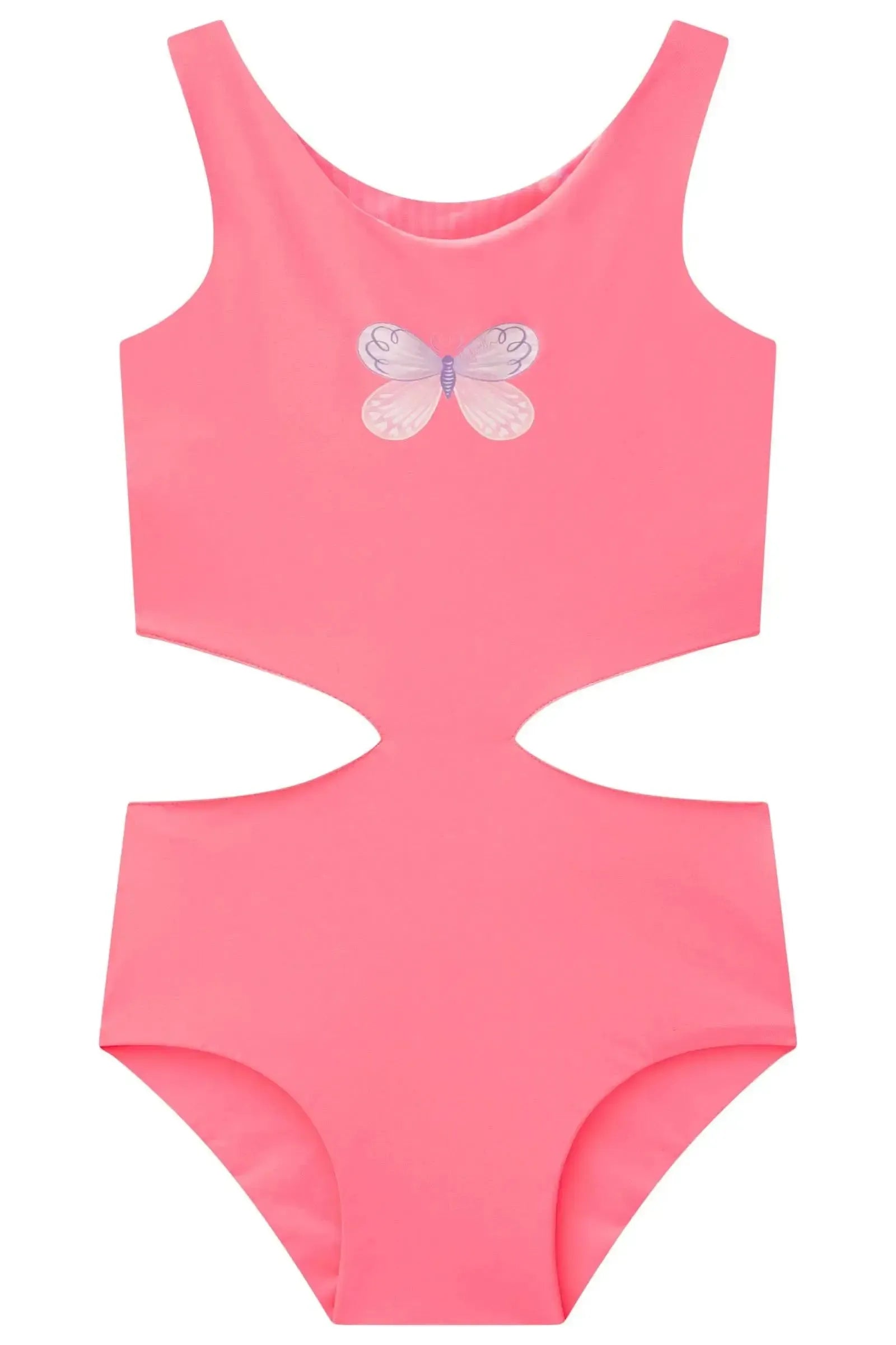 Maiô Reversível em Malha UV Dry com Proteção 50+ 88921 Infanti Infantil Menina