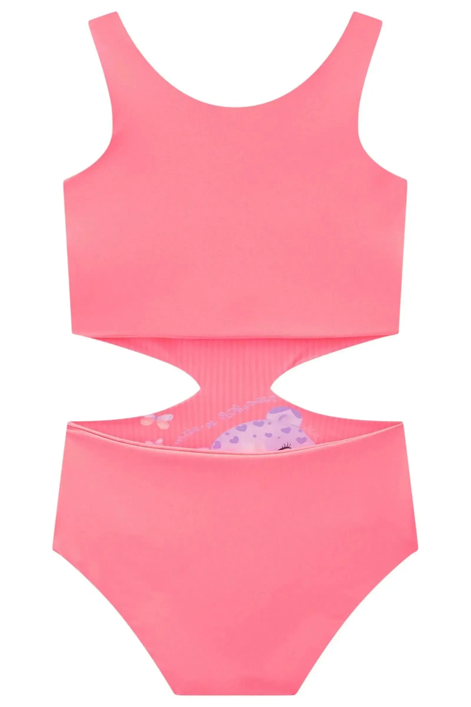 Maiô Reversível em Malha UV Dry com Proteção 50+ 88921 Infanti Infantil Menina