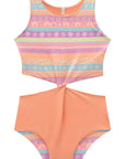 Maiô Reversível em Malha UV Dry com Proteção UV 50+ 95925 Infanti Infantil Menina
