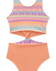 Maiô Reversível em Malha UV Dry com Proteção UV 50+ 95925 Infanti Infantil Menina