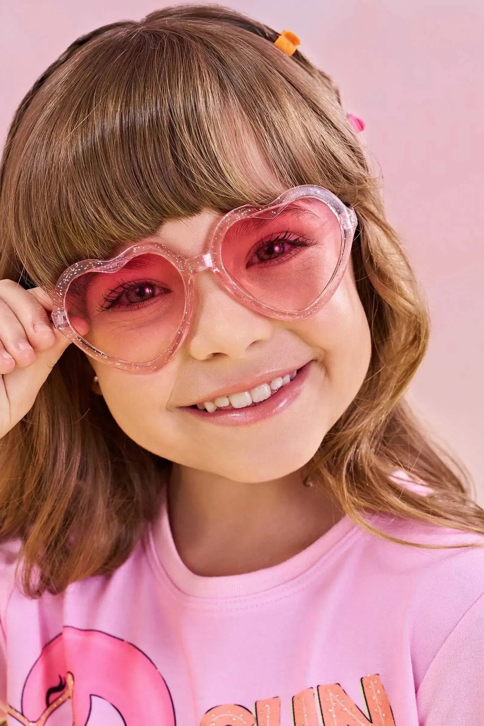 Óculos de Sol com Proteção UV. Acompanha Caixinha e Estojo Porta Óculos. 83756 Infanti Infantil Menina