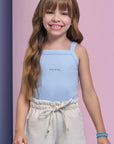 Regata em Canelado Liz 94355 Infanti Infantil Menina