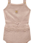 Romper em Tricot 100% Algodão 97549 Infanti Bebê Menina