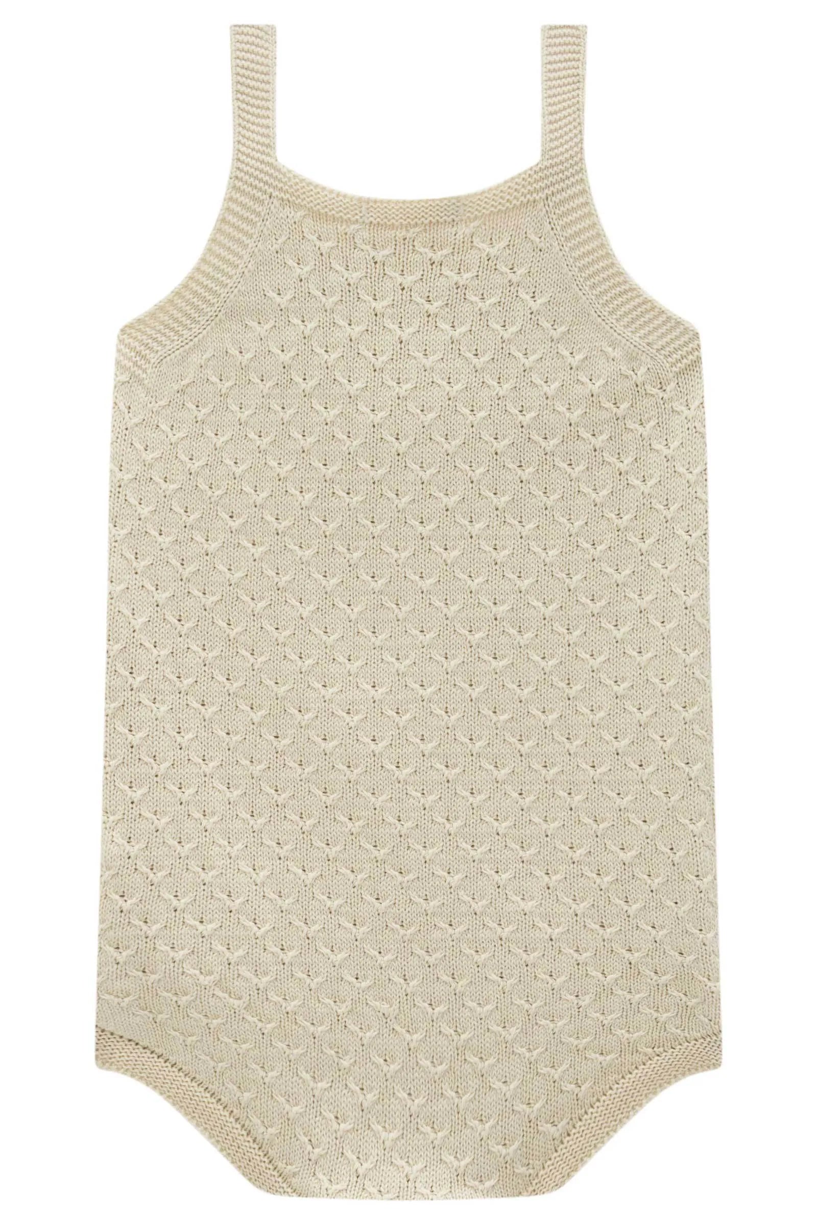 Romper em Tricot 100% Algodão 97550 Infanti Bebê Menina