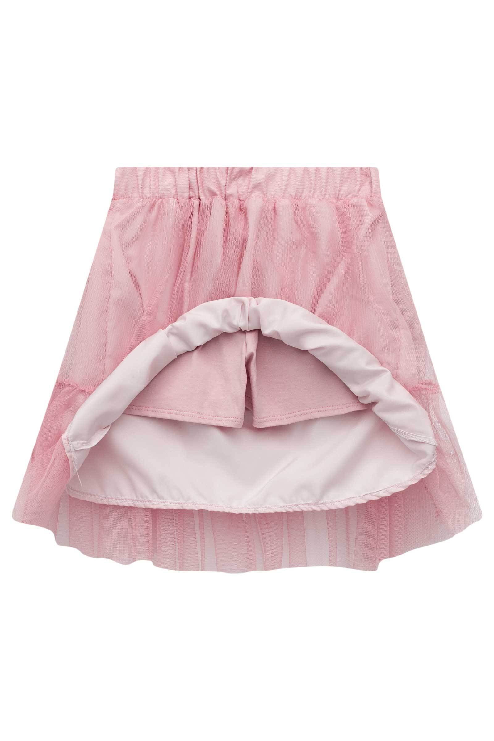 Saia em Tule com Elastano 77608 Infanti