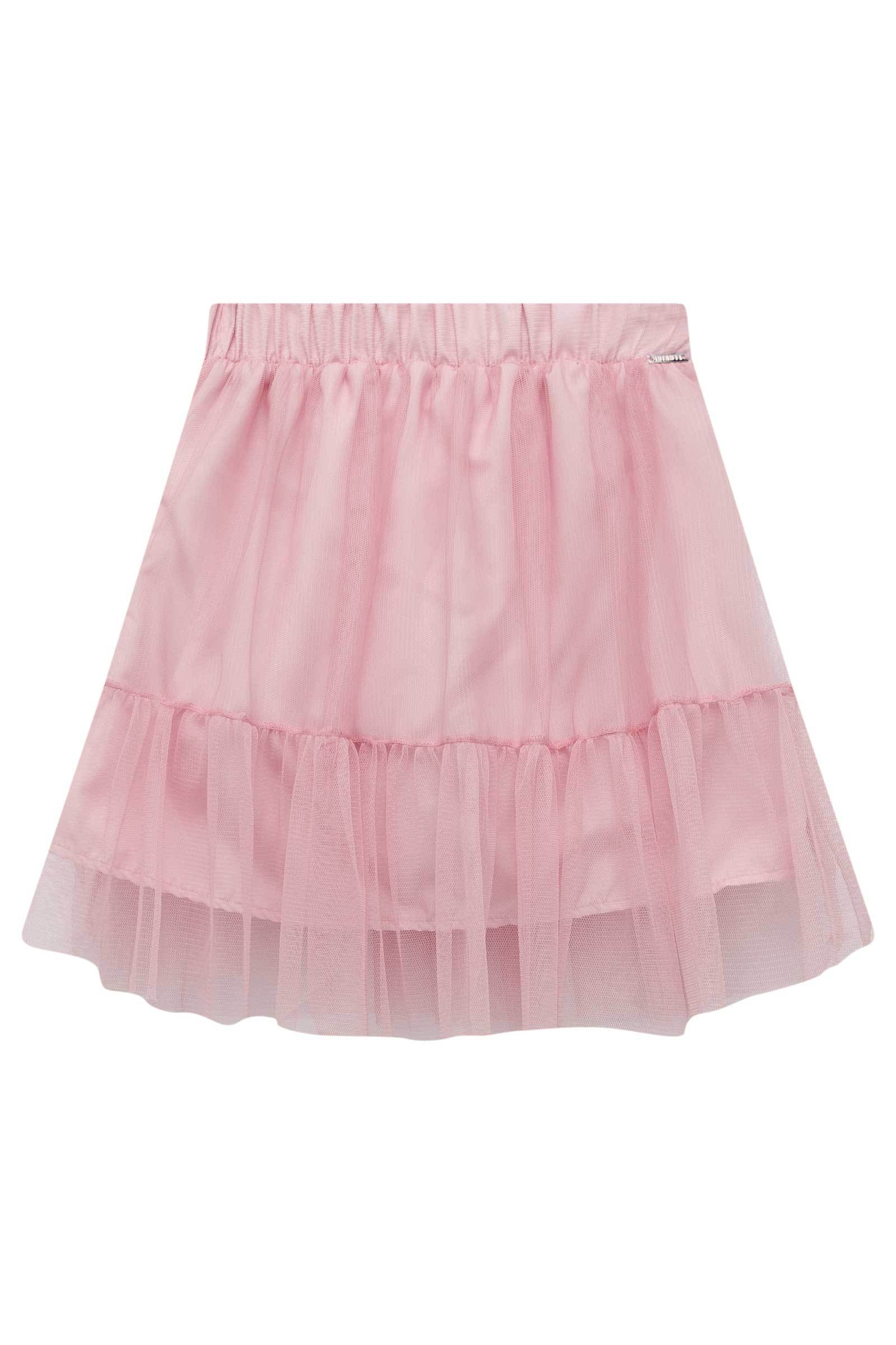 Saia em Tule com Elastano 77608 Infanti