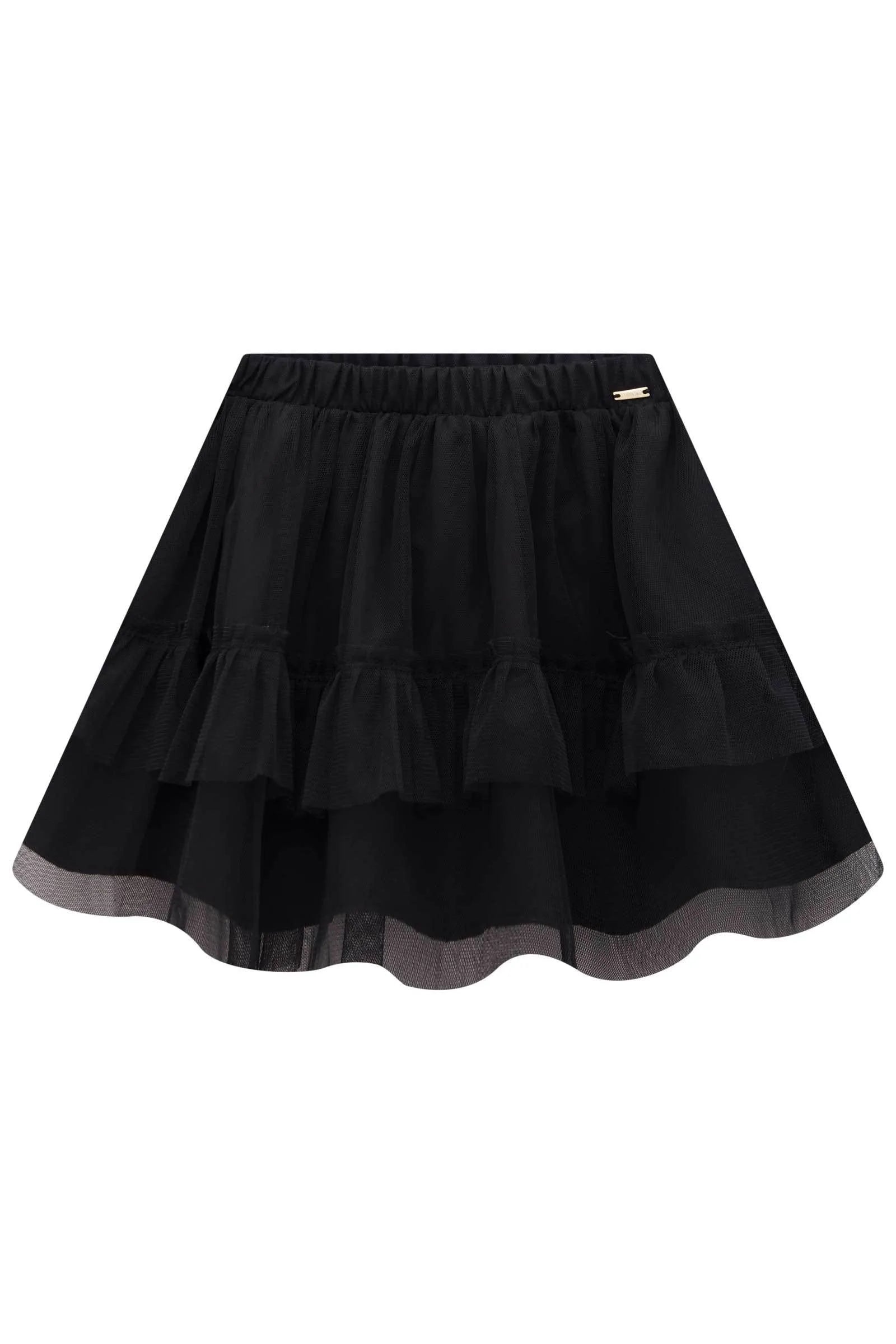 Saia em Tule. Com Shorts Embutido 83690 Infanti Infantil Menina