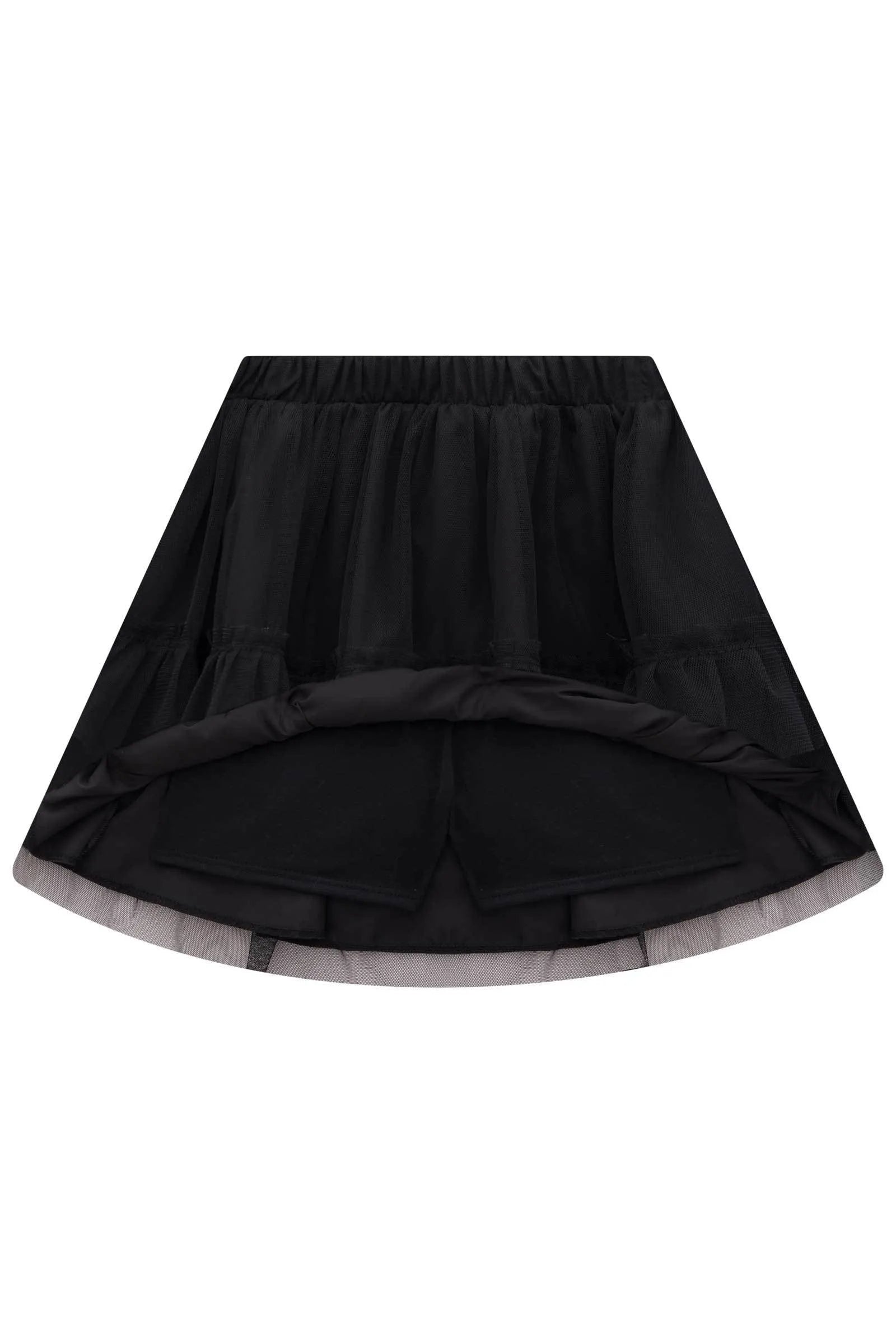 Saia em Tule. Com Shorts Embutido 83690 Infanti Infantil Menina
