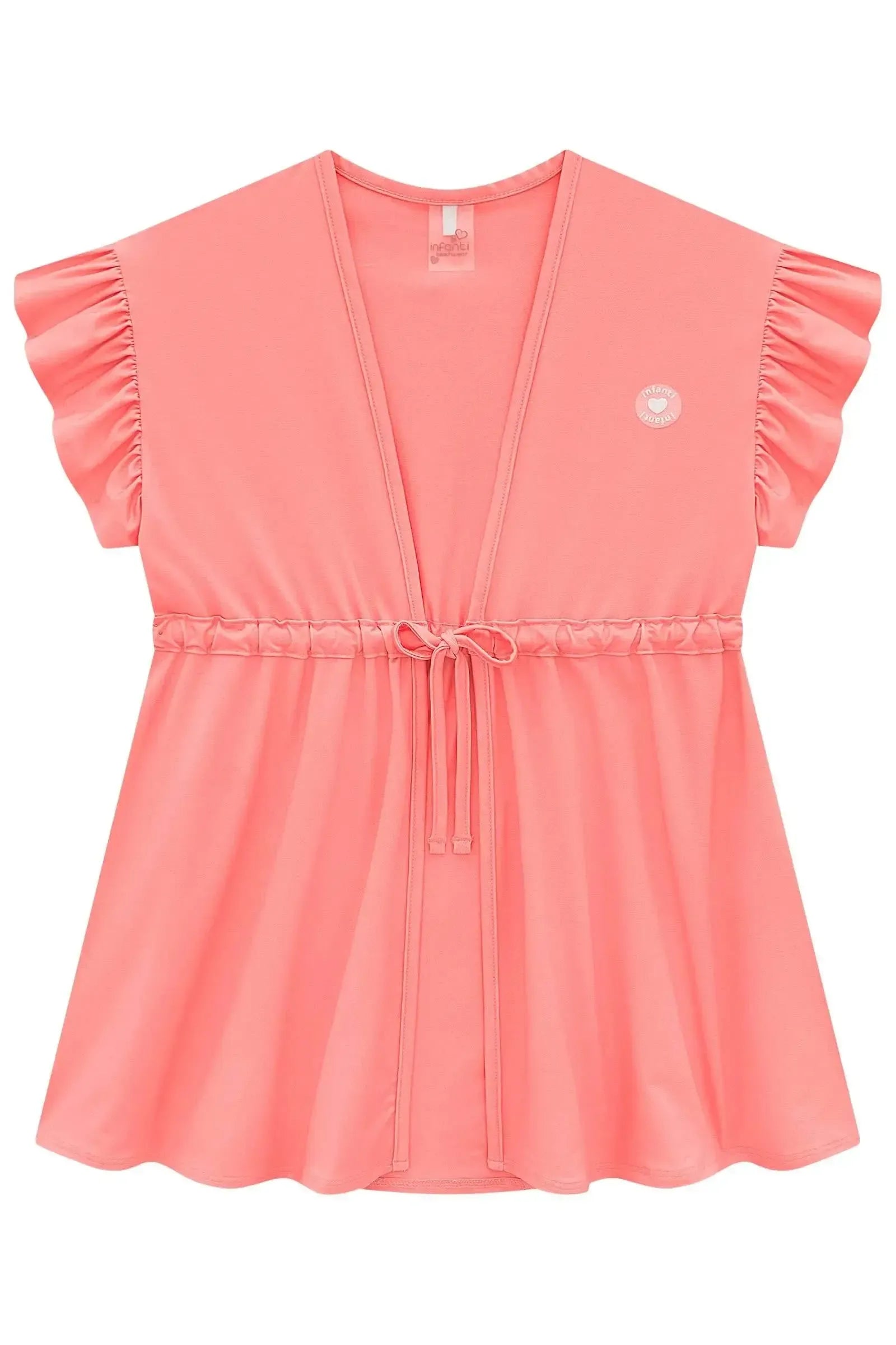 Saída de Praia em Malha UV Dry com Proteção UV 50+ 95301 Infanti Infantil Menina