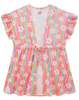 Saída de Praia em Malha UV Dry com Proteção UV 50+ 95301 Infanti Infantil Menina
