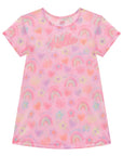 Saída de Praia em Tela Fashion 98398 Infanti Infantil Menina