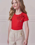 Short em Sarja com Elastano 98762 Infanti Infantil Menina