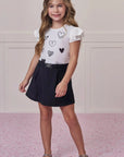 Short Saia em Alfaiataria 99002 Infanti Infantil Menina