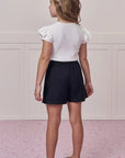 Short Saia em Alfaiataria 99002 Infanti Infantil Menina