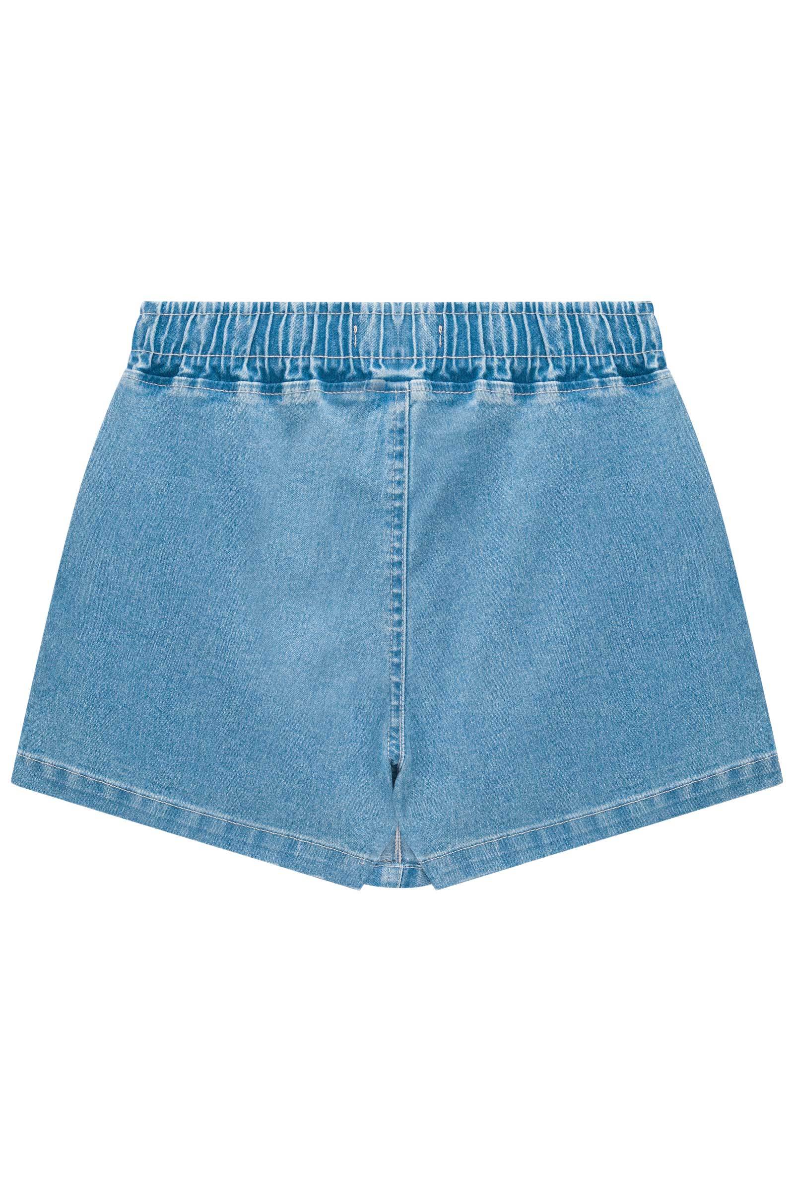 Short Saia em Jeans Bellini com Elastano 76093 Infanti