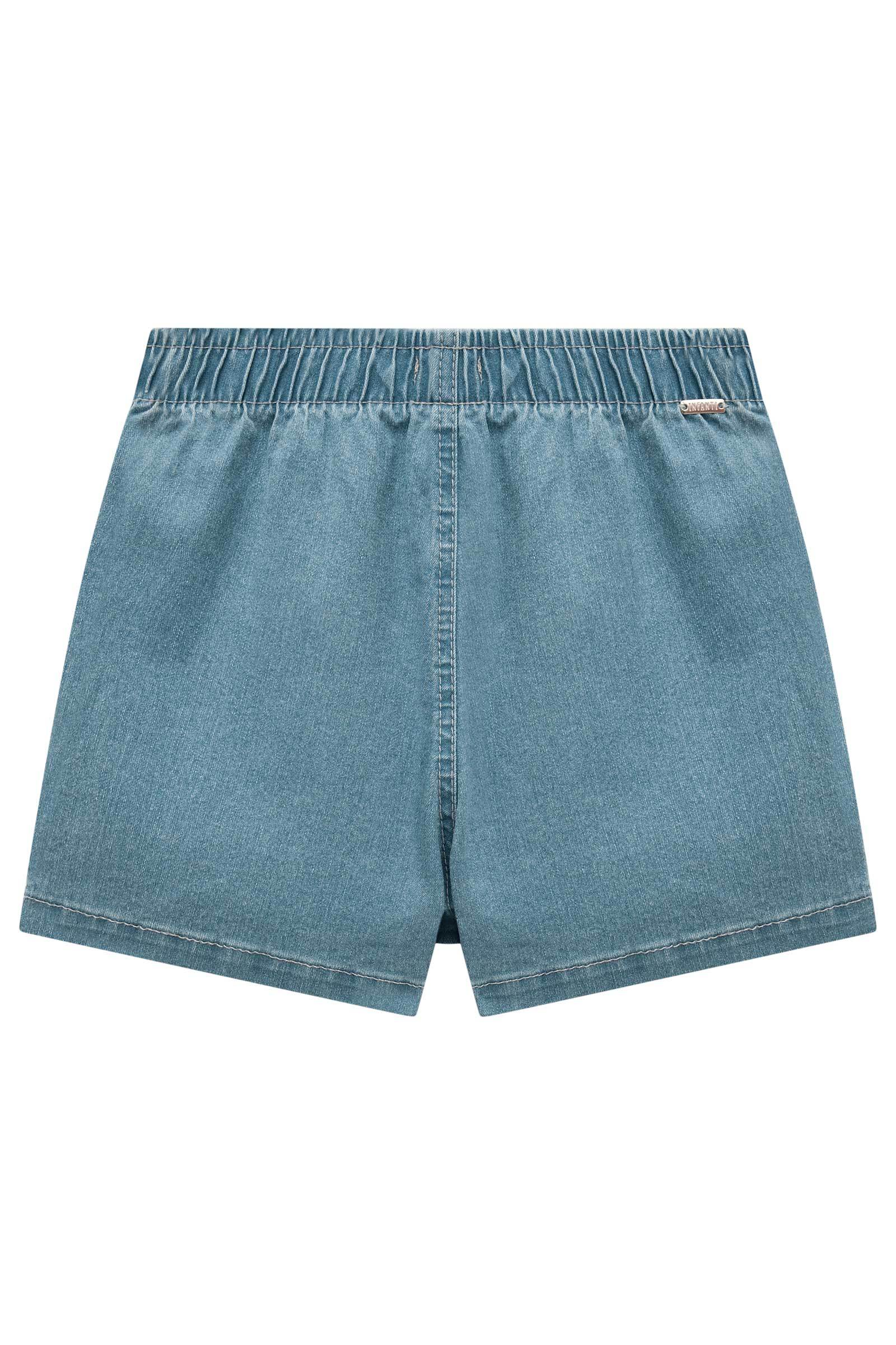 Short Saia em Jeans Bellini com Elastano 78294 Infanti