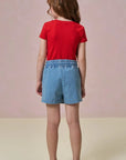 Short Saia em Jeans com Elastano 94639 Infanti Infantil Menina