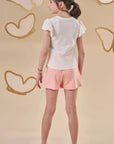 Short Saia em Molevisco 87194 Infanti Infantil Menina