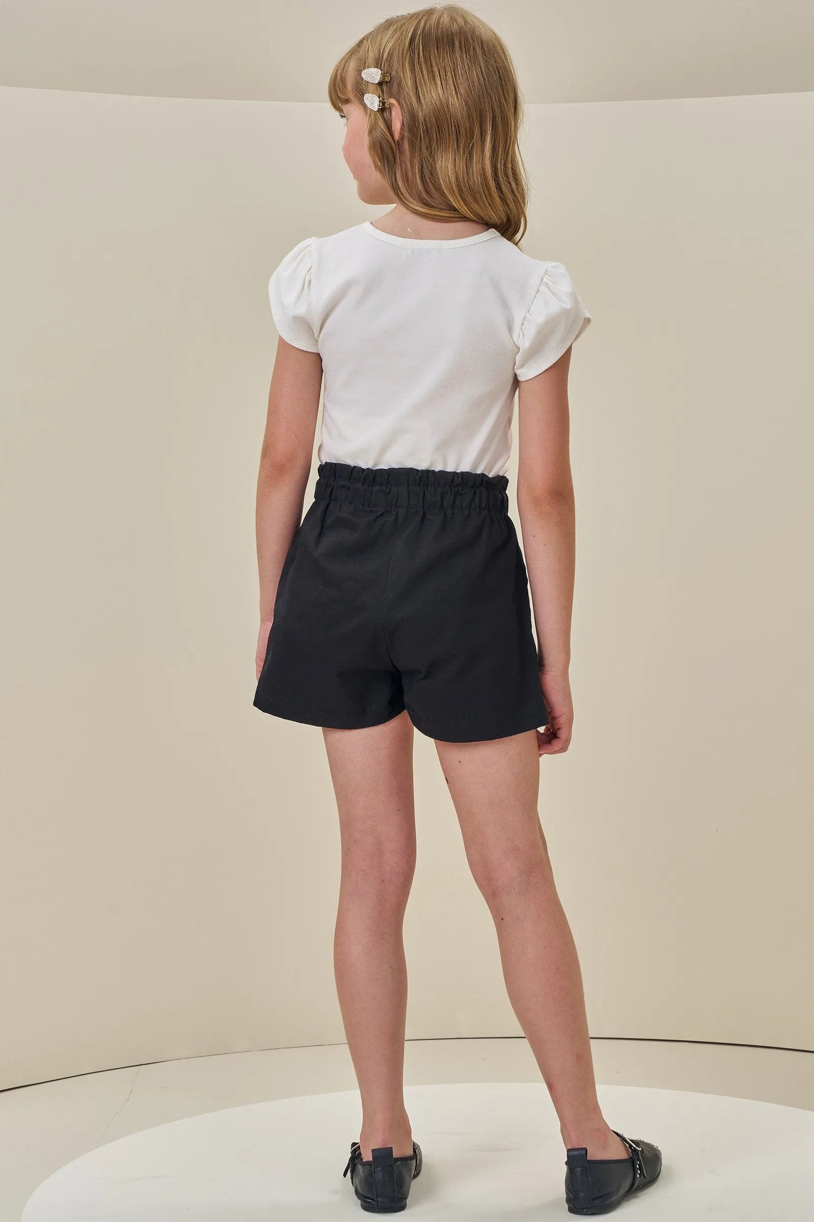 Short Saia em Sarja com Elastano 85257 Infanti Infantil Menina