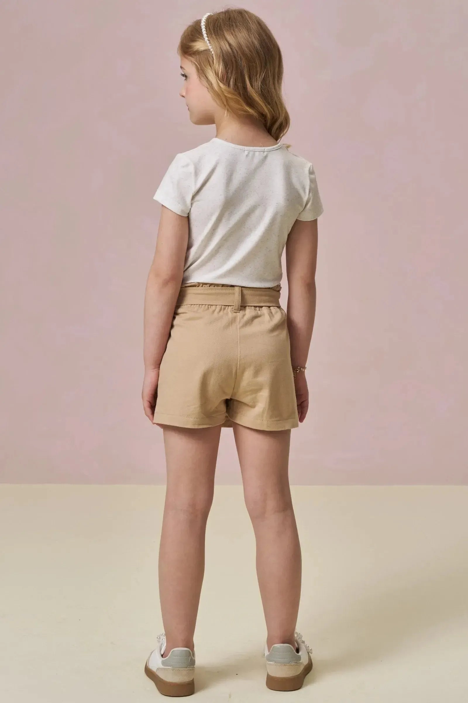 Short Saia em Sarja com Elastano 96344 Infanti Infantil Menina