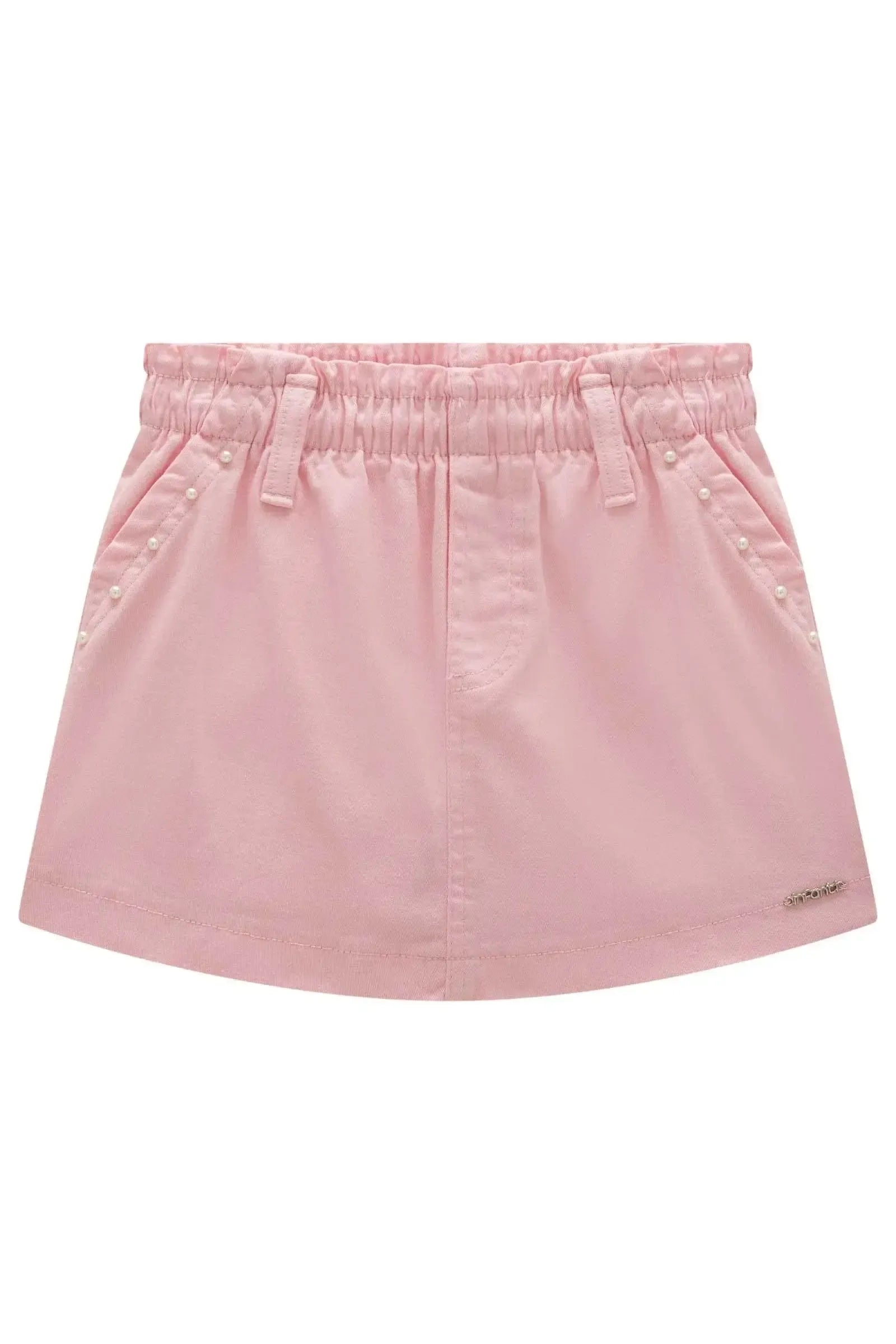 Short Saia em Sarja com Elastano 98764 Infanti Infantil Menina