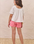 Short Saia em Sarja Onix com Elastano 74313 Infanti