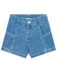 Shorts em Jeans Bellini com Elastano 74786 Infanti