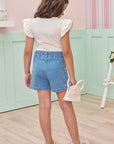 Shorts em Jeans Bellini com Elastano 74786 Infanti